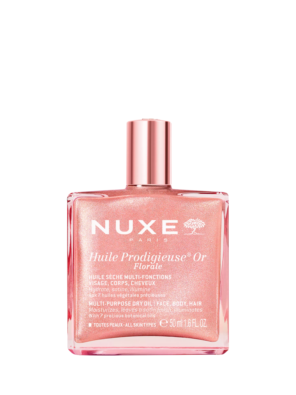 NUXE Huile Prodigieuse Florale Gold shimmer dry oil 50ml, UK version