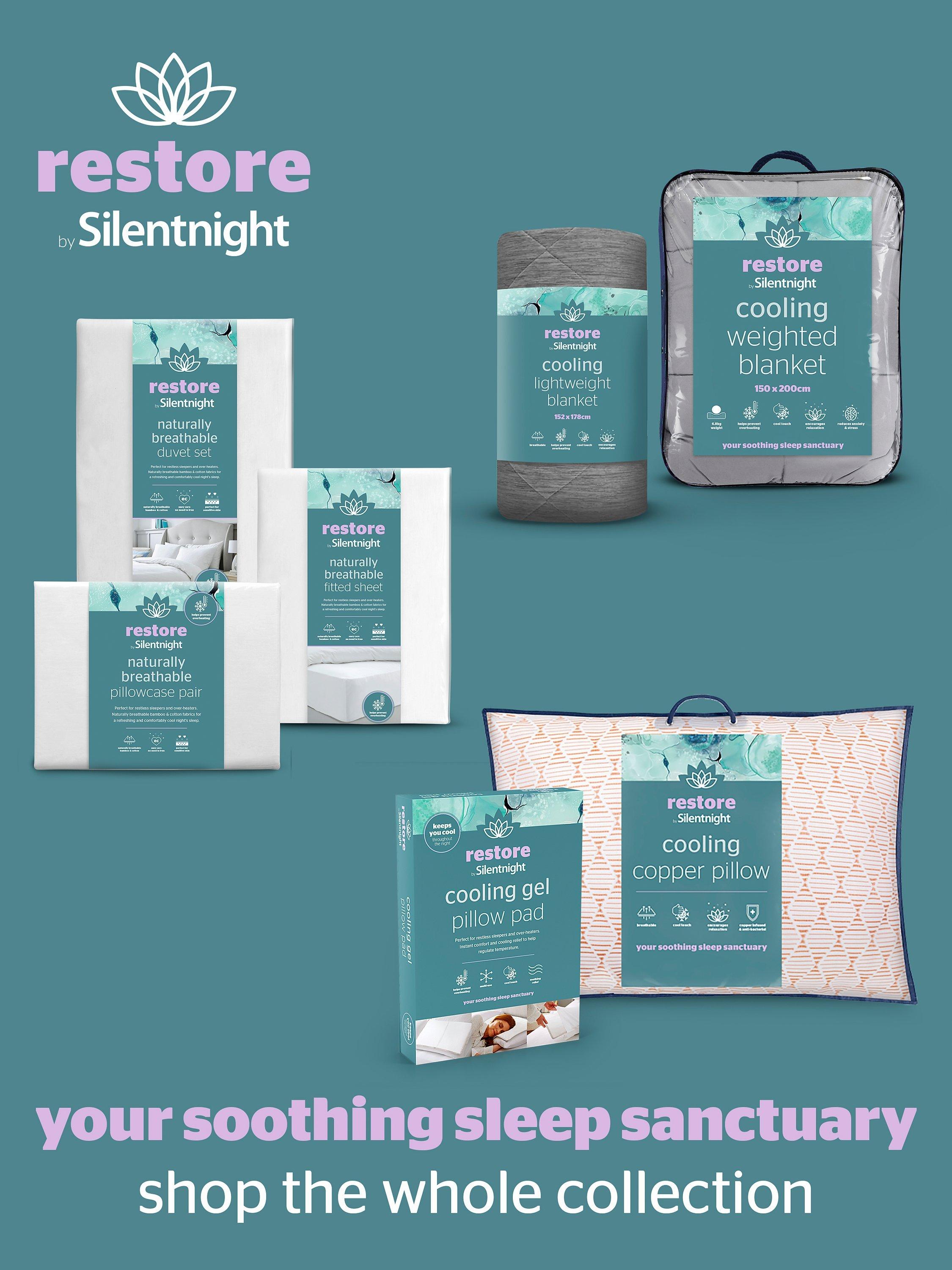 Silentnight cooling copper pillow medium firm (British brand)