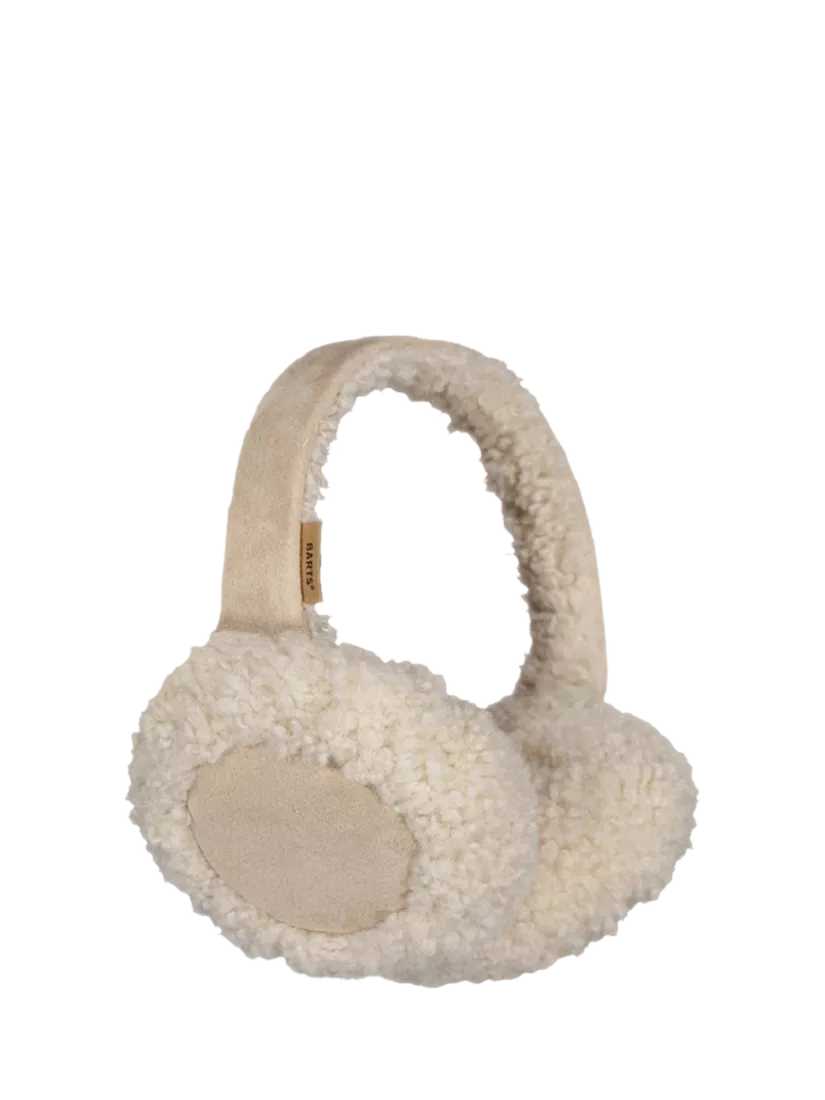 Barts beige faux fur earmuffs, imported from the UK