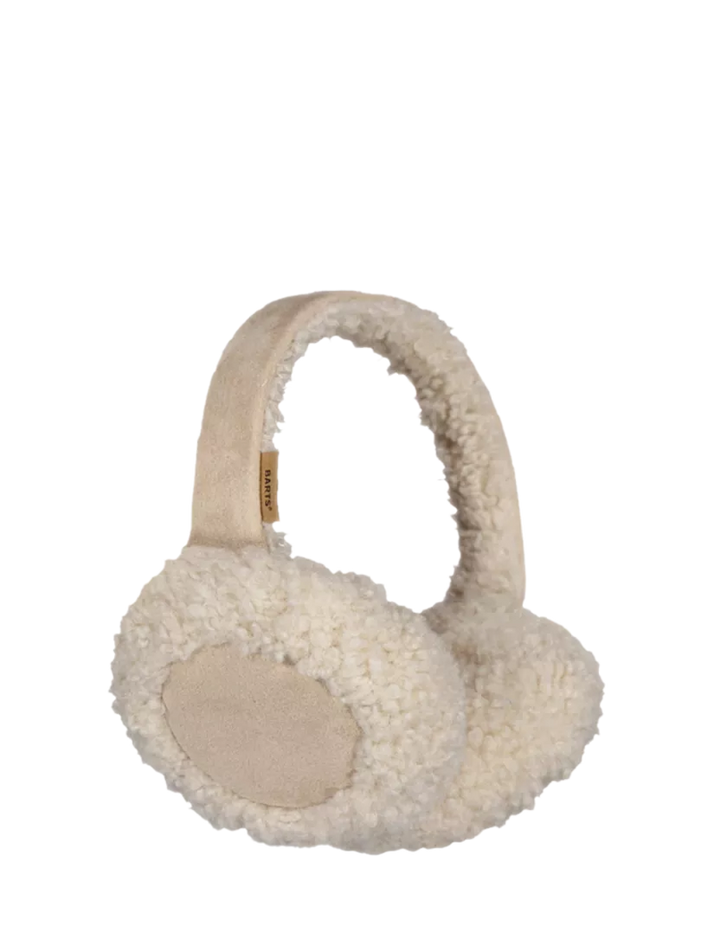 Barts beige faux fur earmuffs, imported from the UK