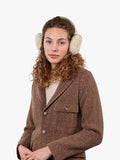 Barts beige faux fur earmuffs, imported from the UK