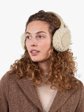 Barts beige faux fur earmuffs, imported from the UK