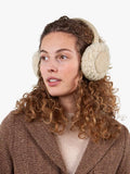 Barts beige faux fur earmuffs, imported from the UK