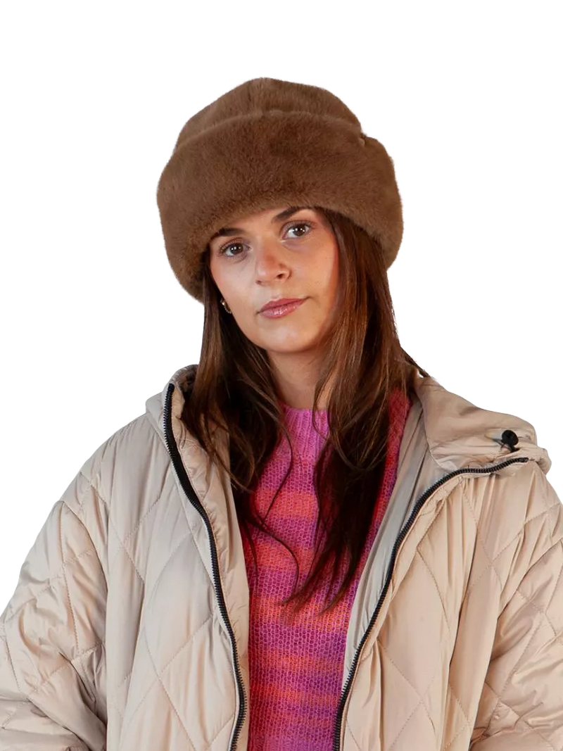 Barts Cherrybush faux fur hat beige, UK version