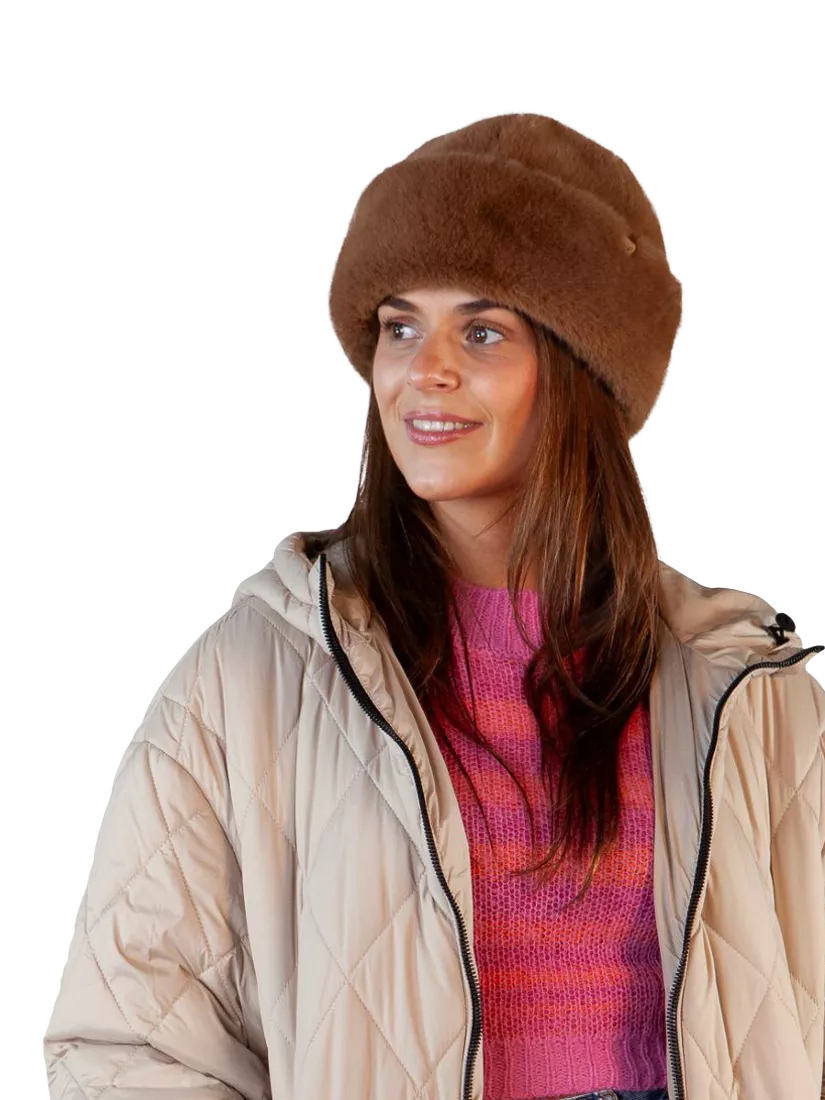 Barts Cherrybush faux fur hat beige, UK version
