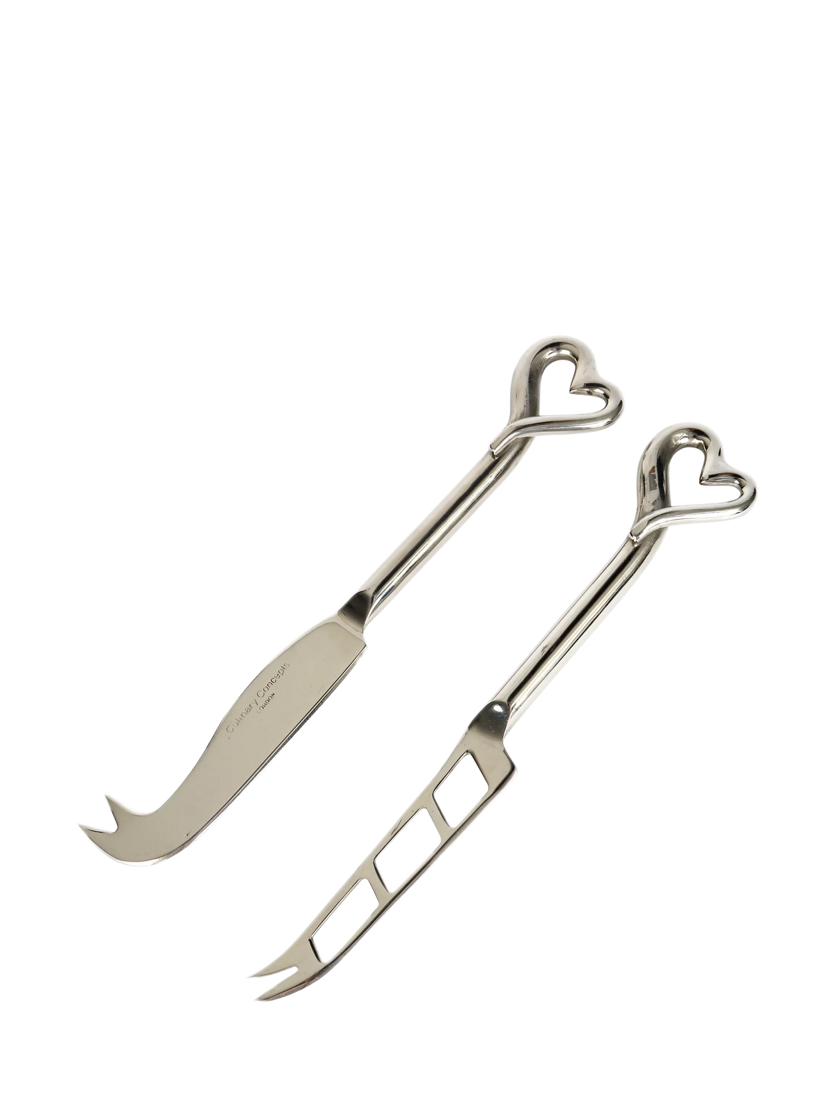 Culinary Concepts Amore stainless steel cheese knives set of 2 - British product