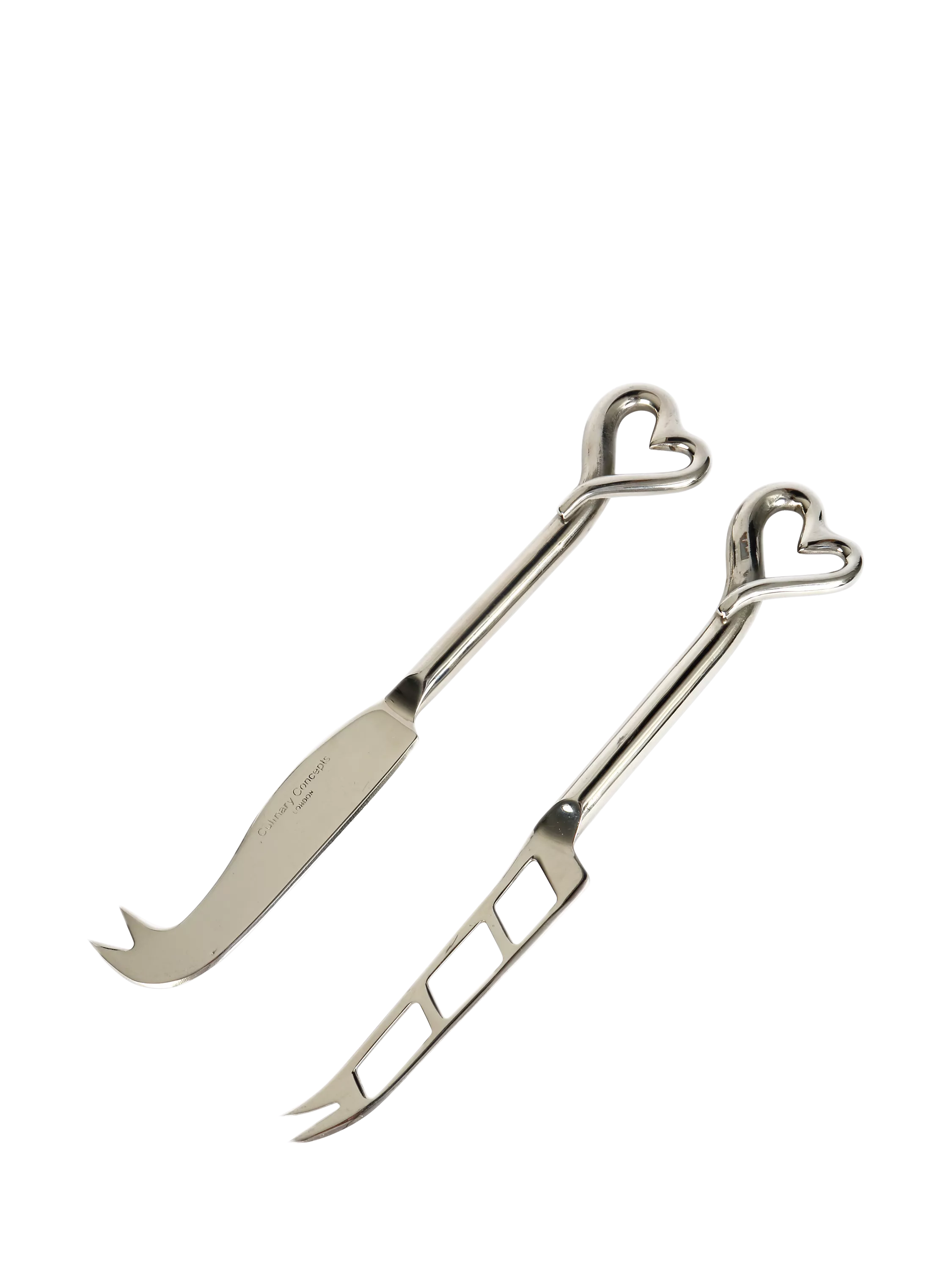 Culinary Concepts Amore stainless steel cheese knives set of 2 - British product