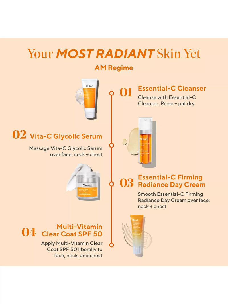 Murad Multi-Vitamin Clear Coat SPF 50 sunscreen 50ml, imported from the UK