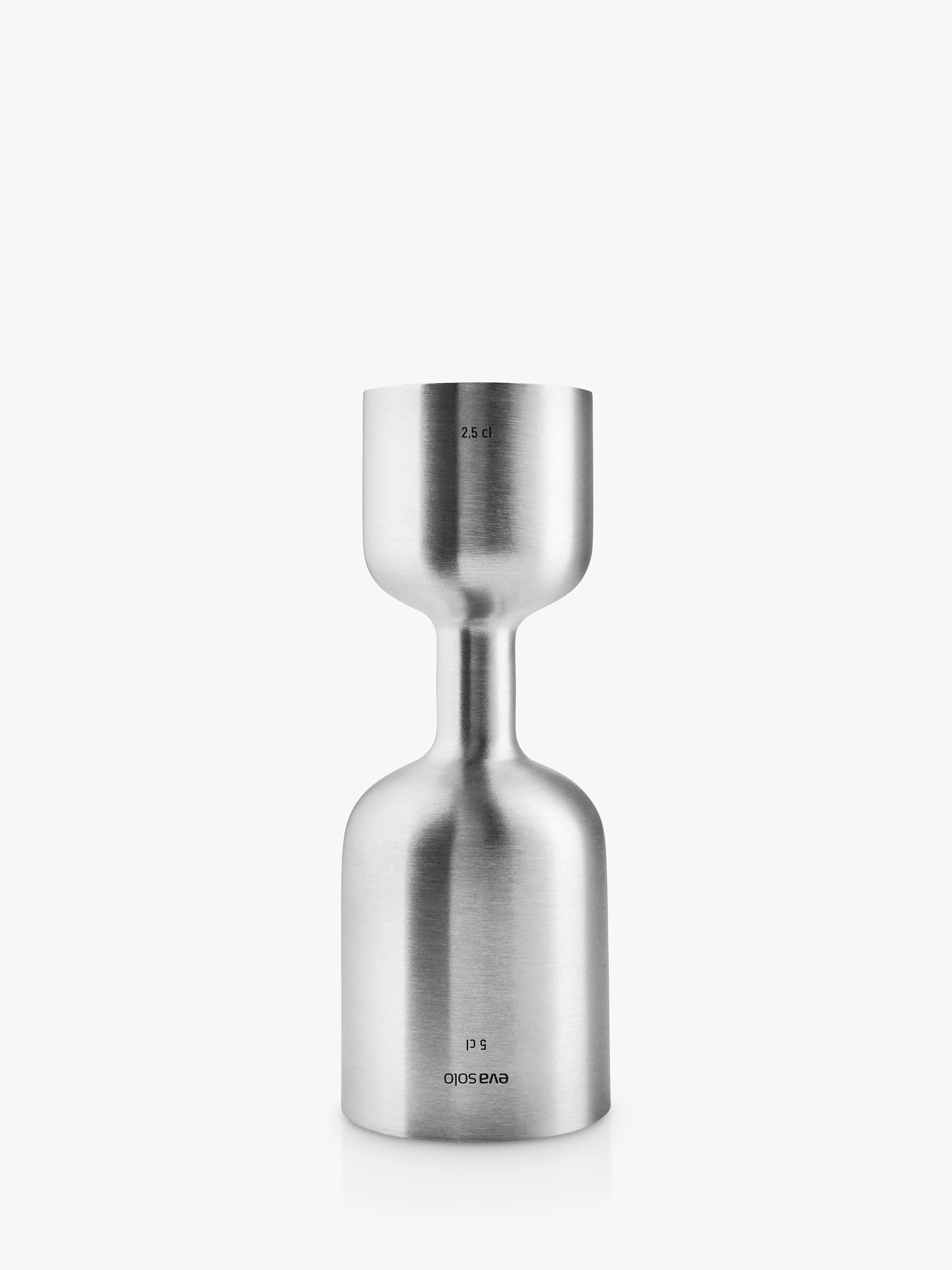 Eva Solo cocktail jigger brushed steel 2.5cl 5cl (British brand)