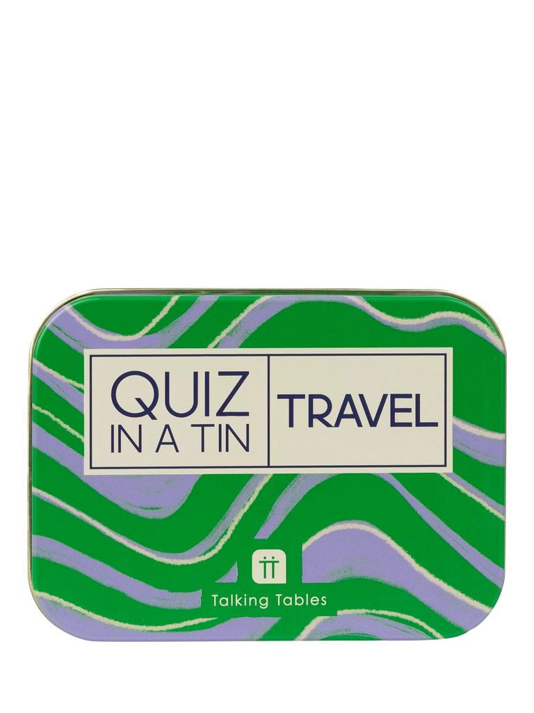 Talking Tables Tin Travel Quiz Game