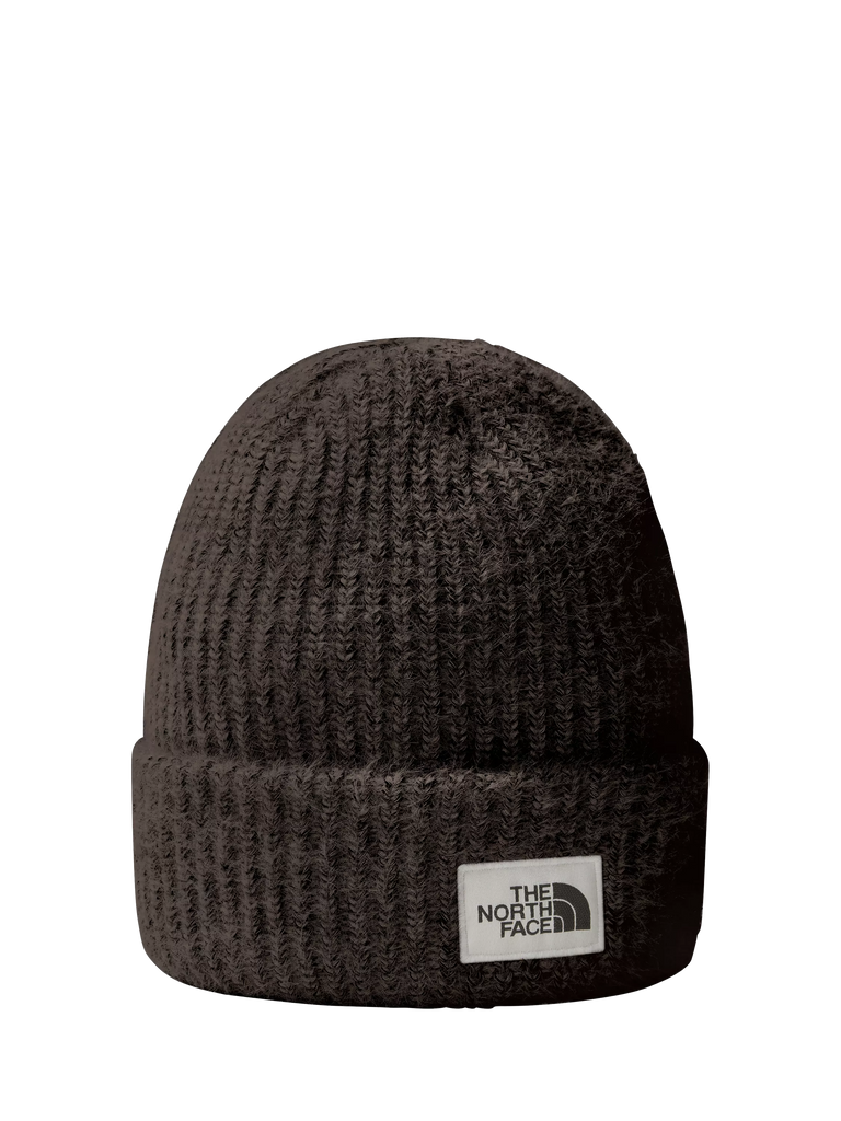 The North Face Salty Bae Knit Beanie Hat, Smokey Brown