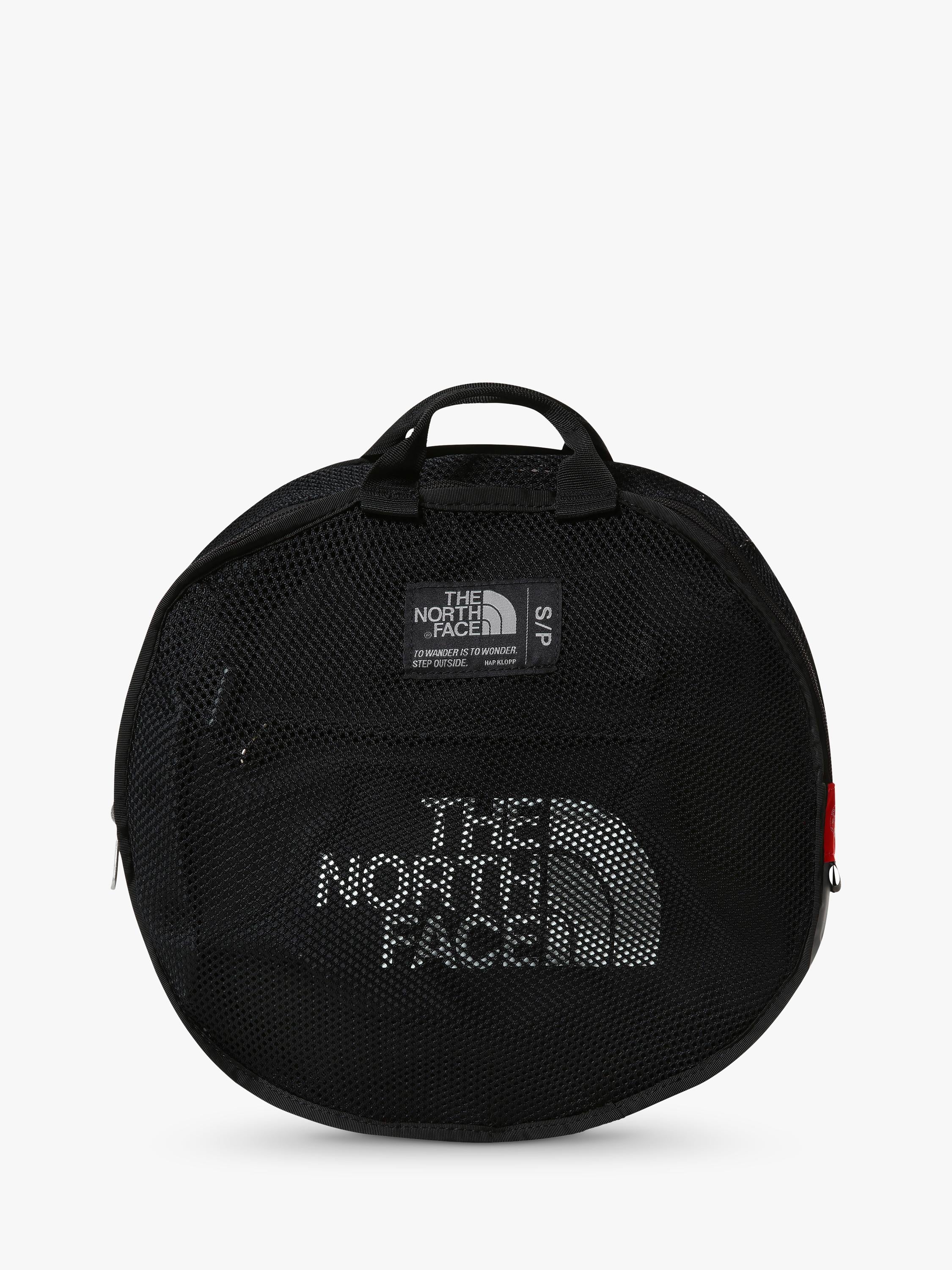 The North Face Base Camp duffle bag black and white (British brand)