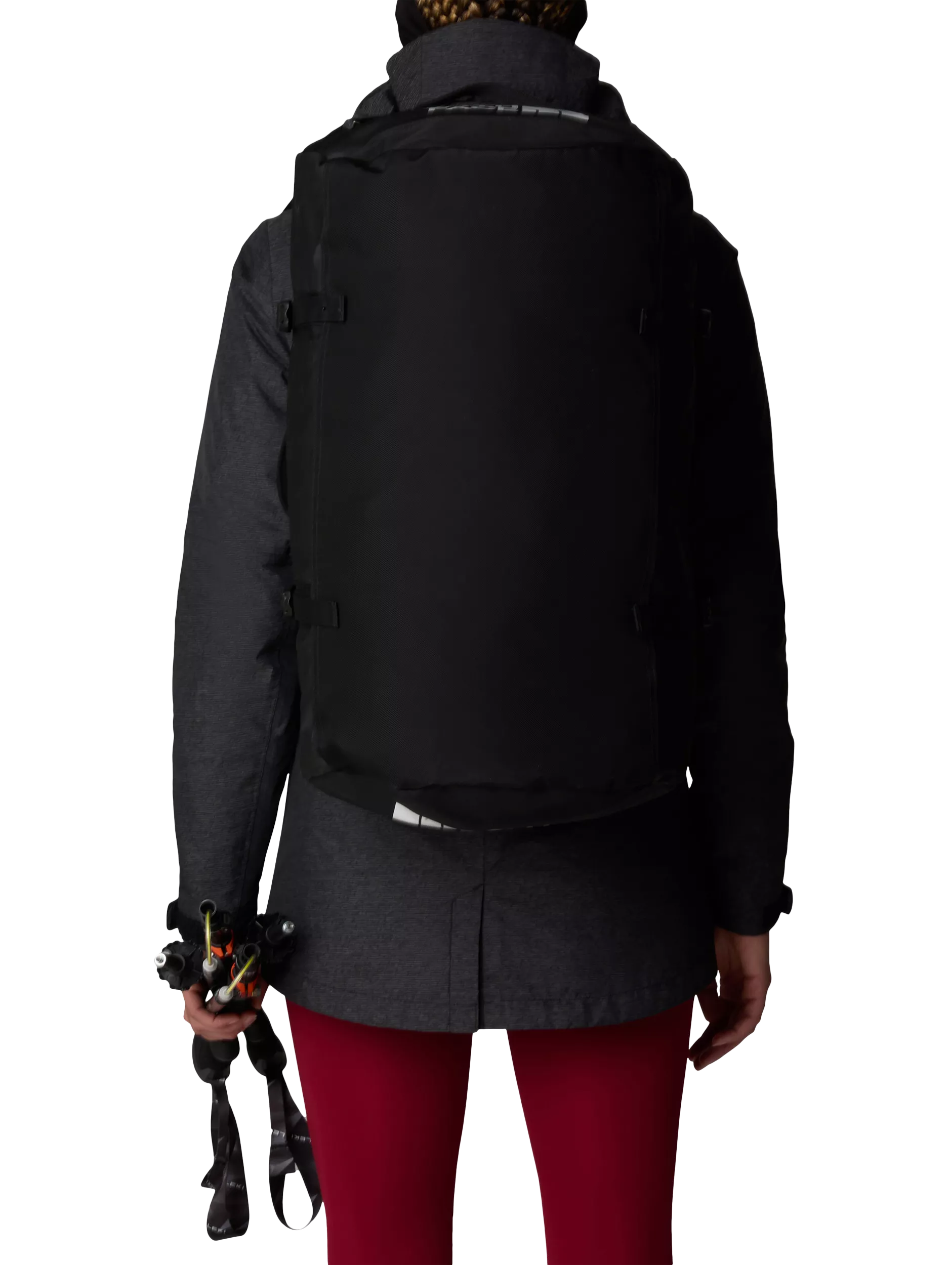 The North Face Base Camp duffle bag black and white (British brand)