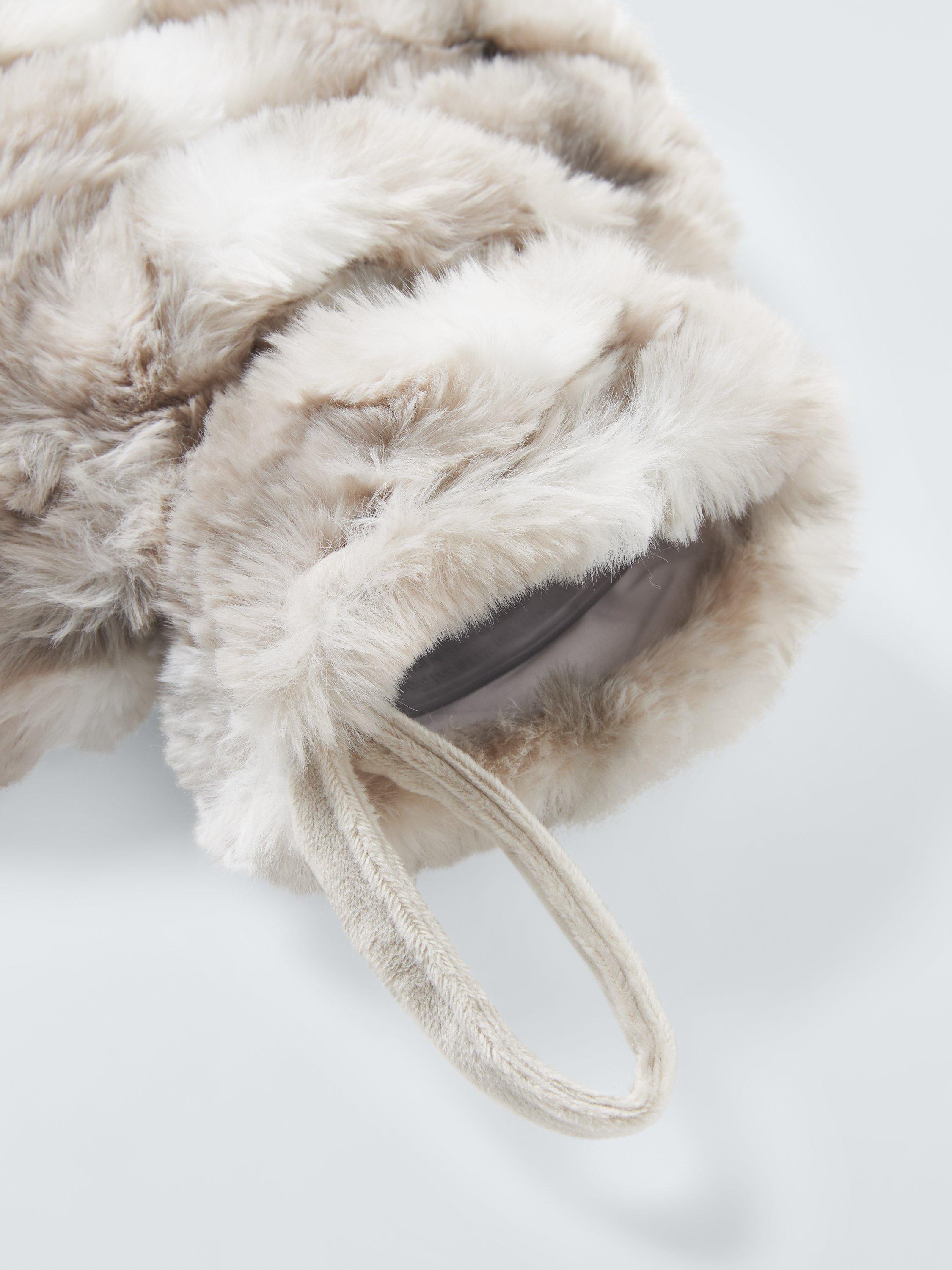 John Lewis faux fur hot water bottle in chinchilla, UK version