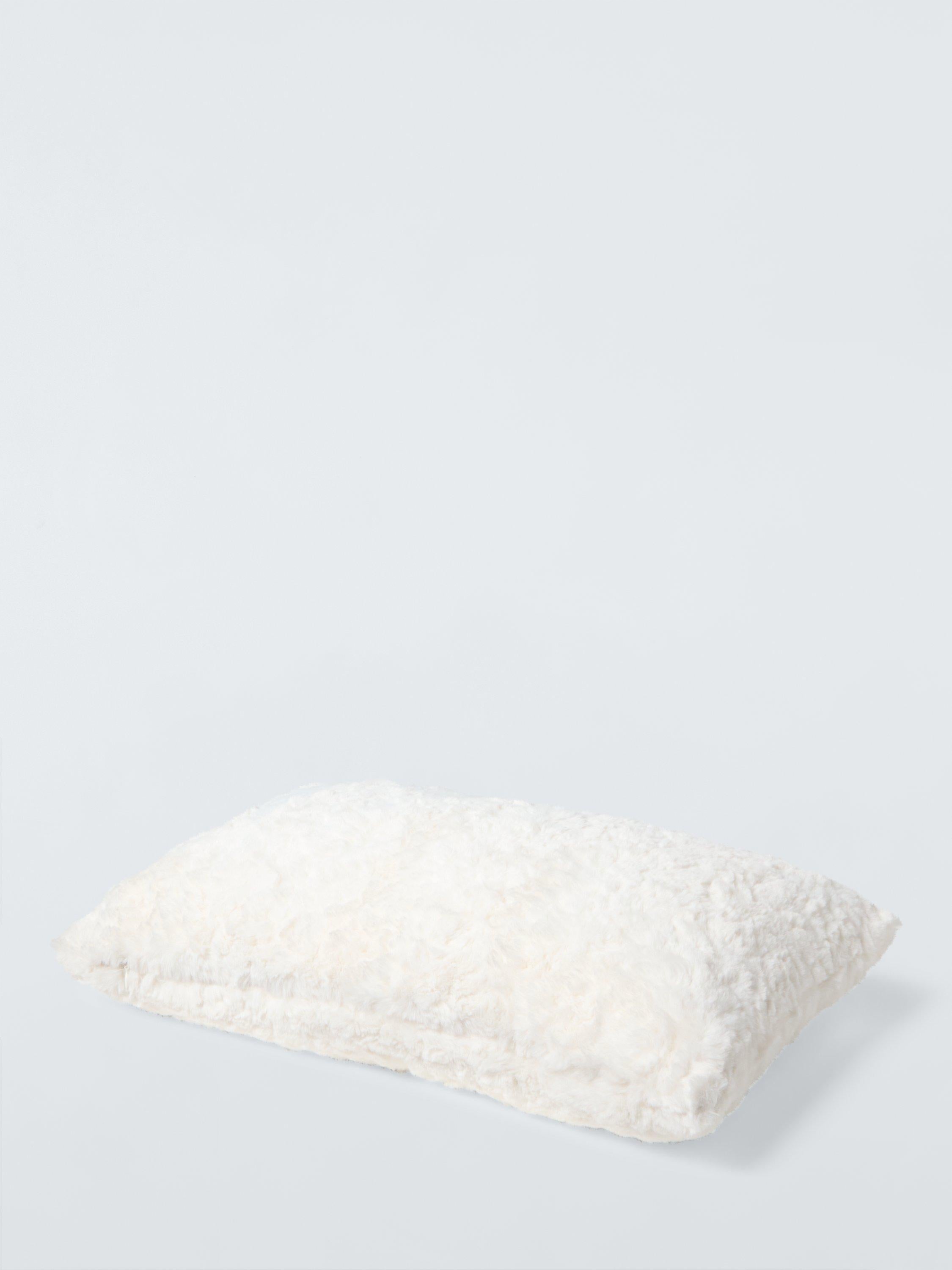 John Lewis white tufted cushion - British product