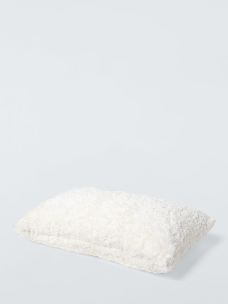 John Lewis white tufted cushion - British product