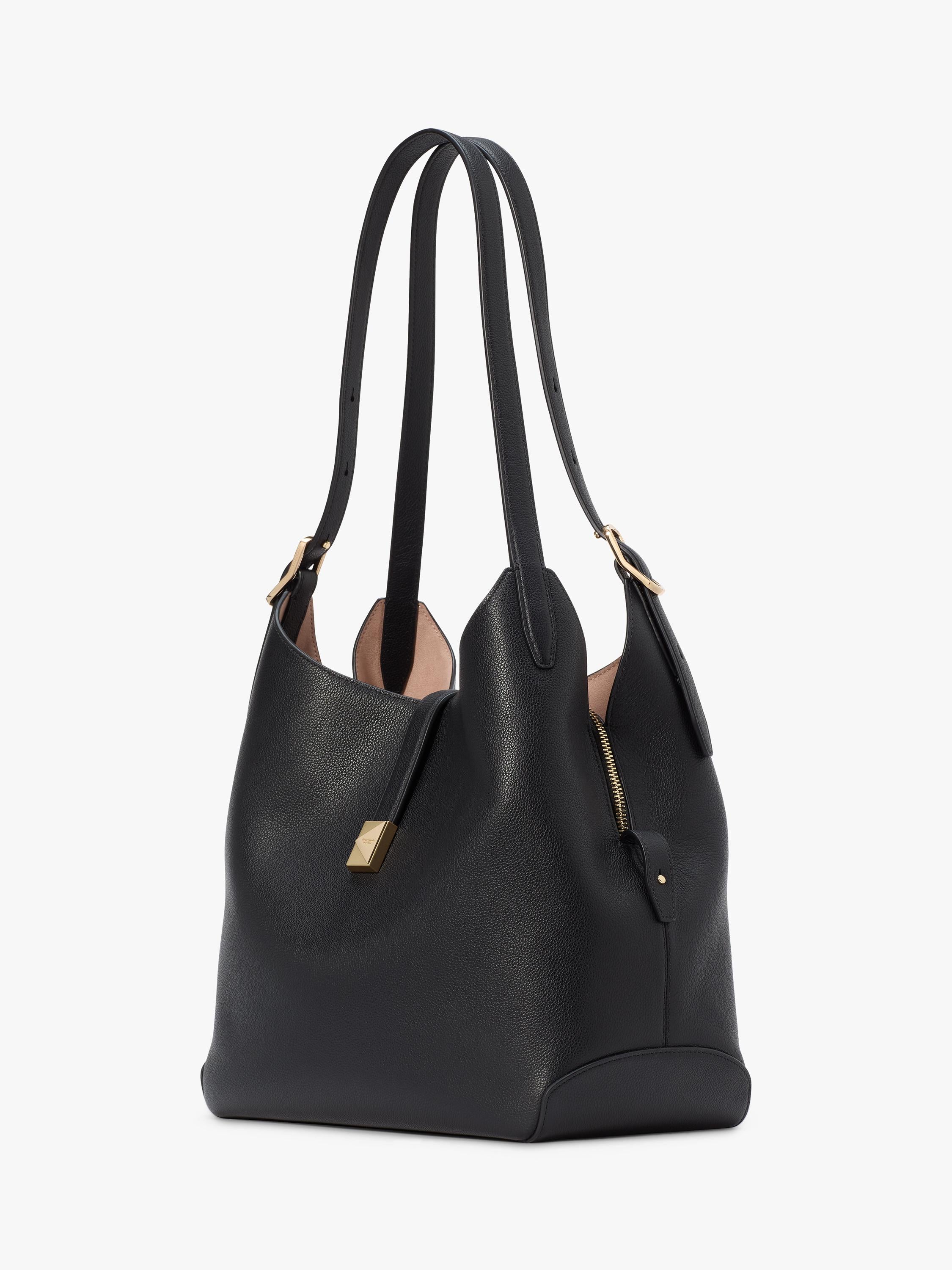 Kate Spade New York Deco große Lederschultertasche, importiert aus Großbritannien