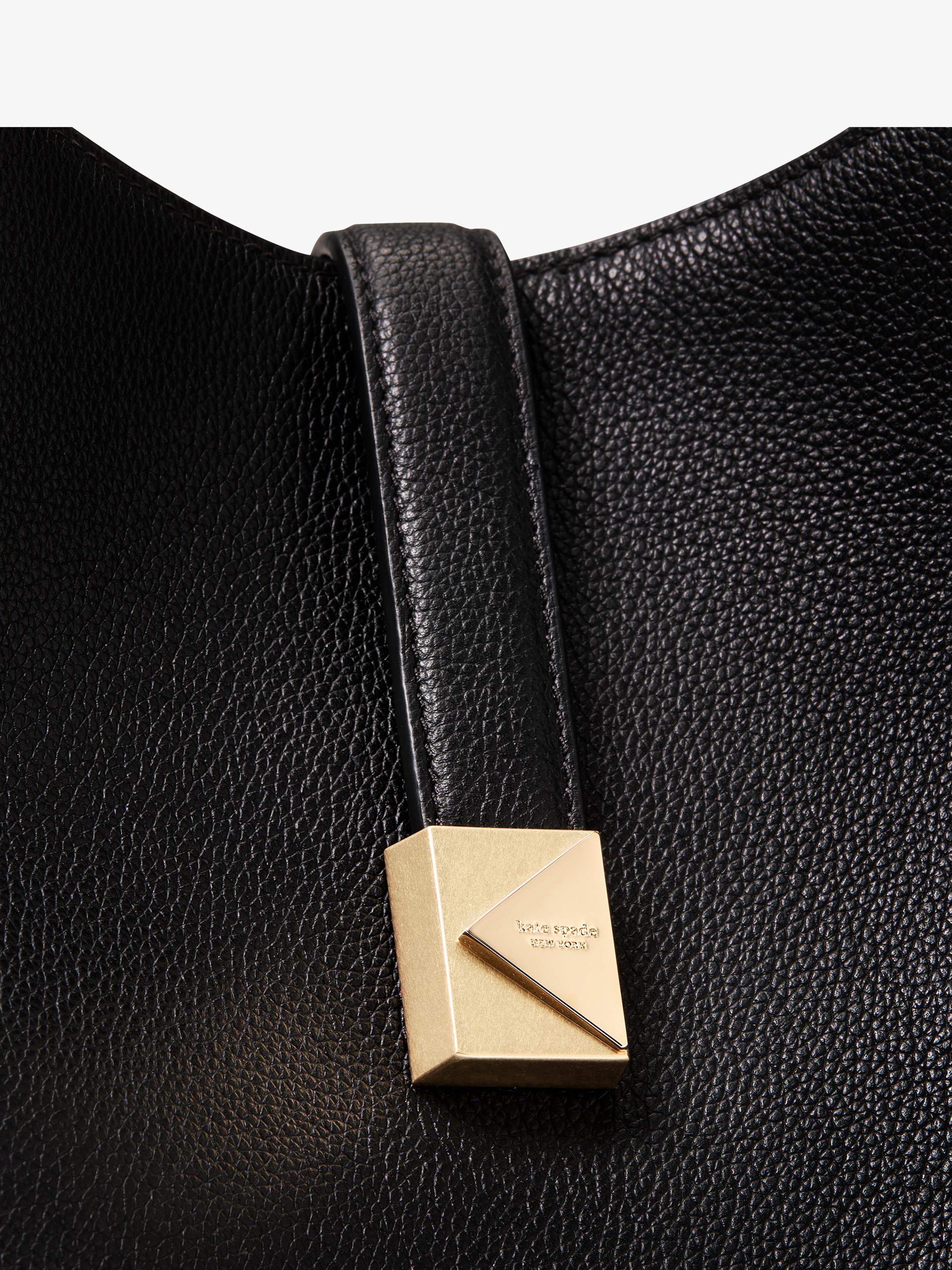 Kate Spade New York Deco große Lederschultertasche, importiert aus Großbritannien