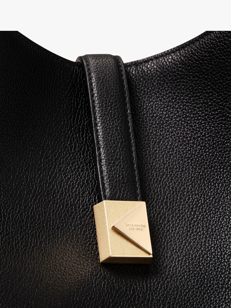 Kate Spade New York Deco große Lederschultertasche, importiert aus Großbritannien