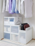 Like-it extra tall medium storage drawer W25.5cm white, imported from the UK