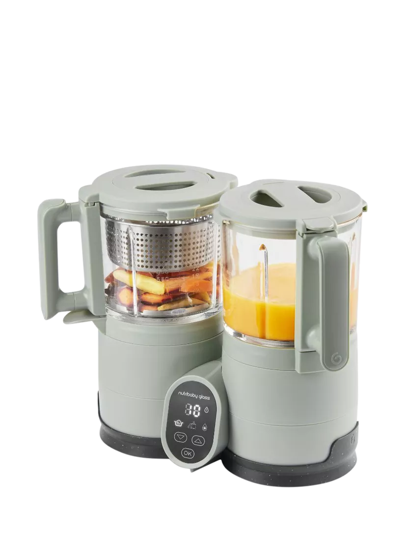 Babymoov Nutribaby+ Glass baby food processor 1.5L, imported from the UK