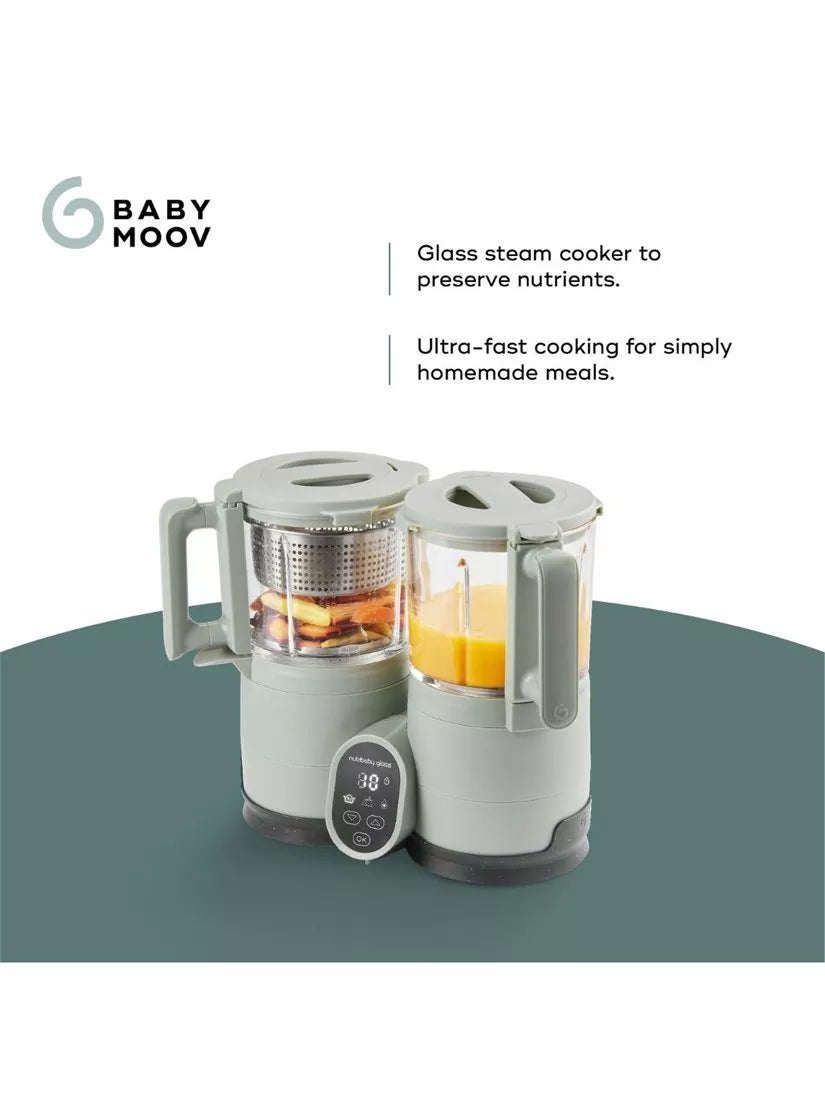 Babymoov Nutribaby+ Glass baby food processor 1.5L, imported from the UK
