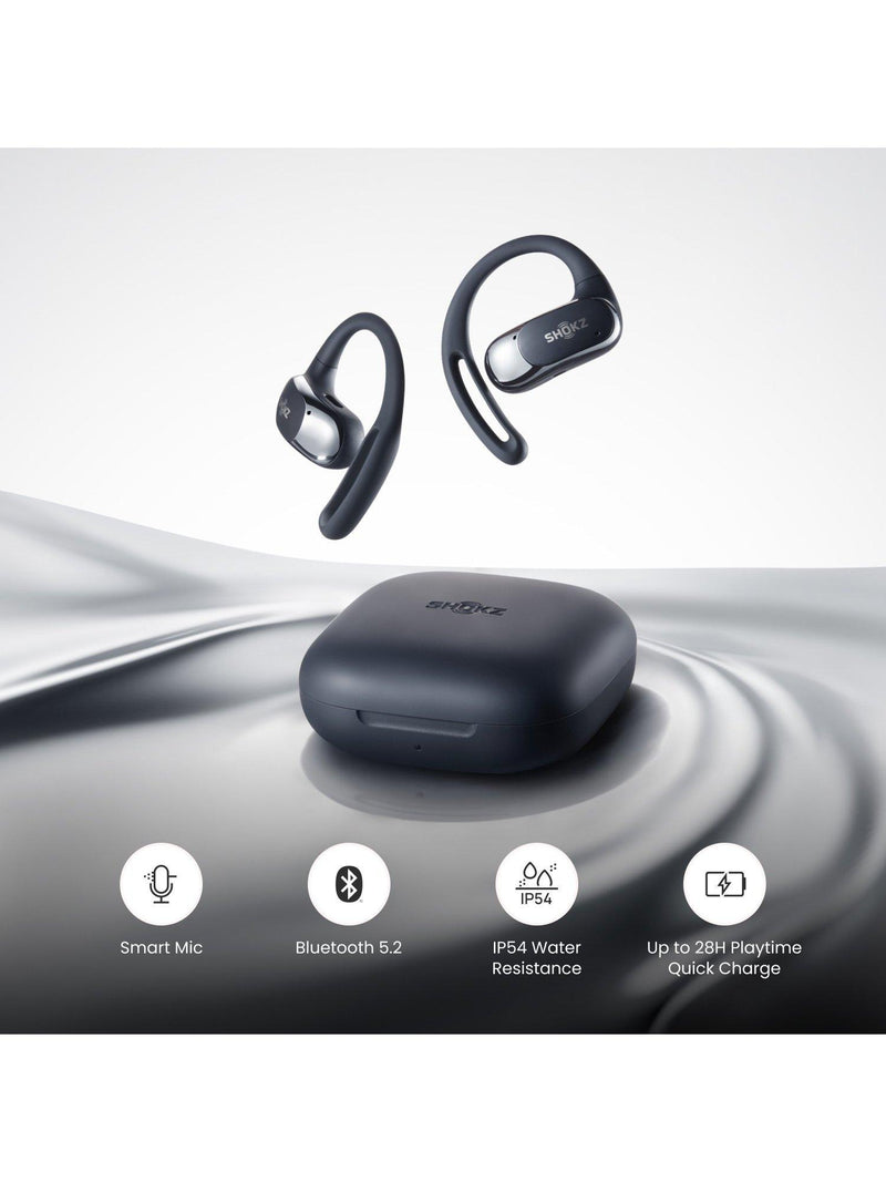 Shokz OpenFit Air Black open-ear headphones, UK version