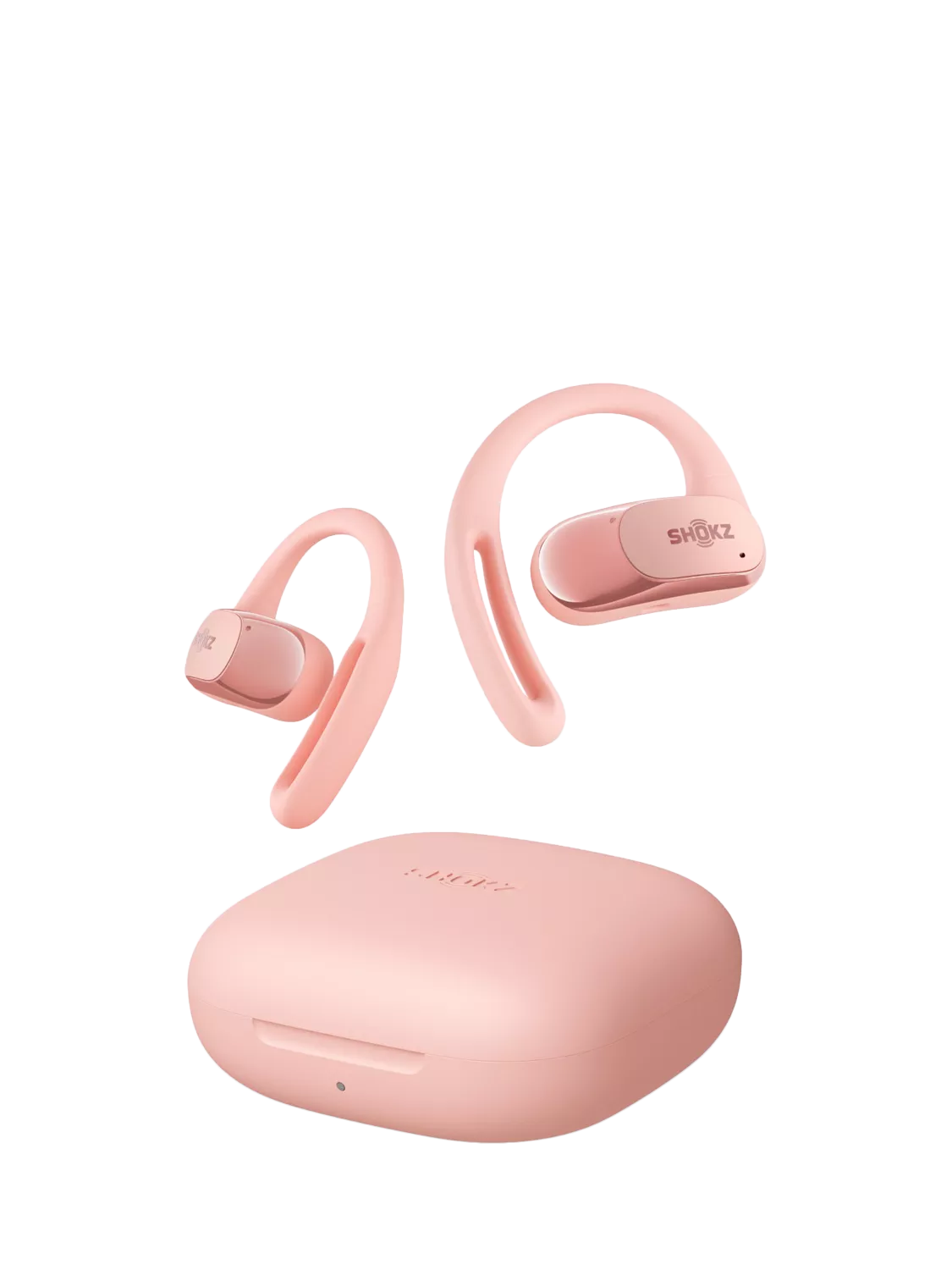 Shokz OpenFit Air Bluetooth True Wireless Open-Ear Headphones, Pink