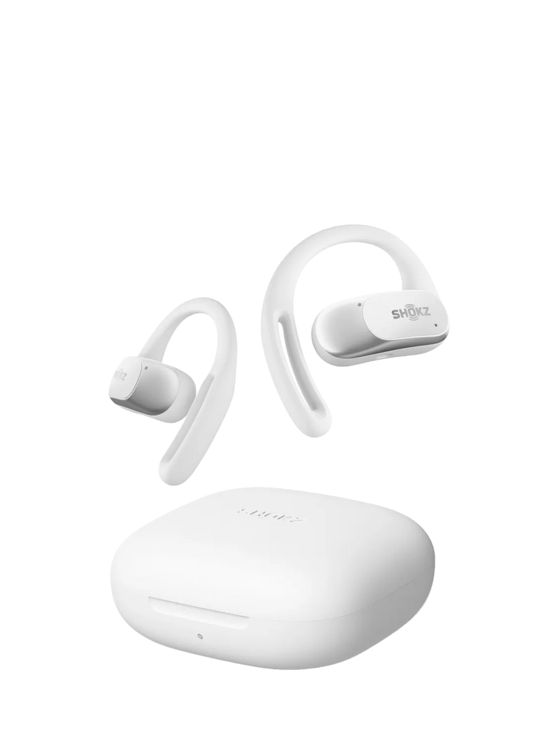 Shokz OpenFit Air Bluetooth True Wireless Open-Ear Headphones, White