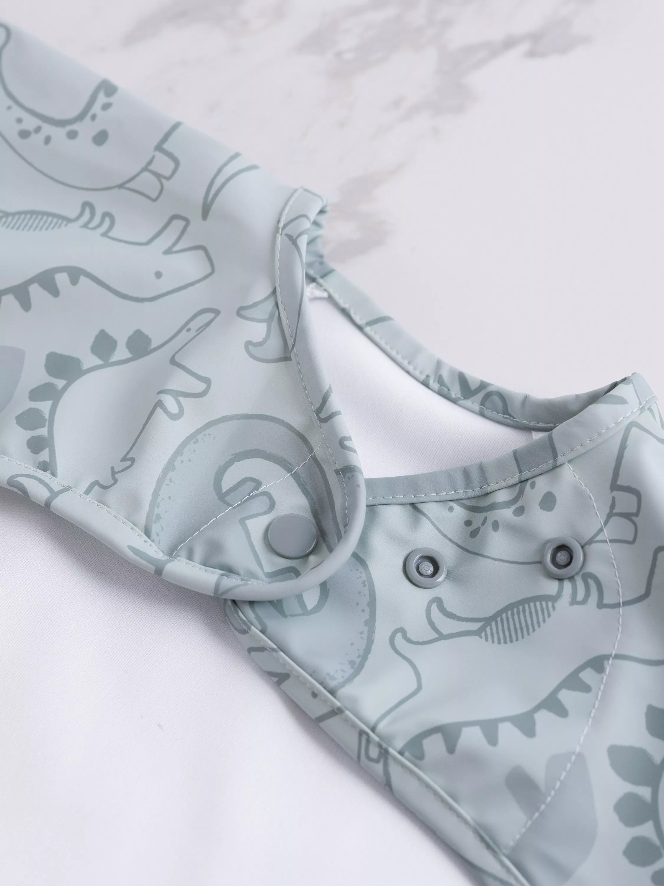 Bibado Coverall Weaning Bib with Dino design - British product