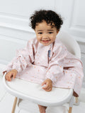 Bibado coverall weaning bib floral pattern - British product