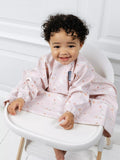 Bibado coverall weaning bib floral pattern - British product