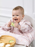 Bibado coverall weaning bib floral pattern - British product