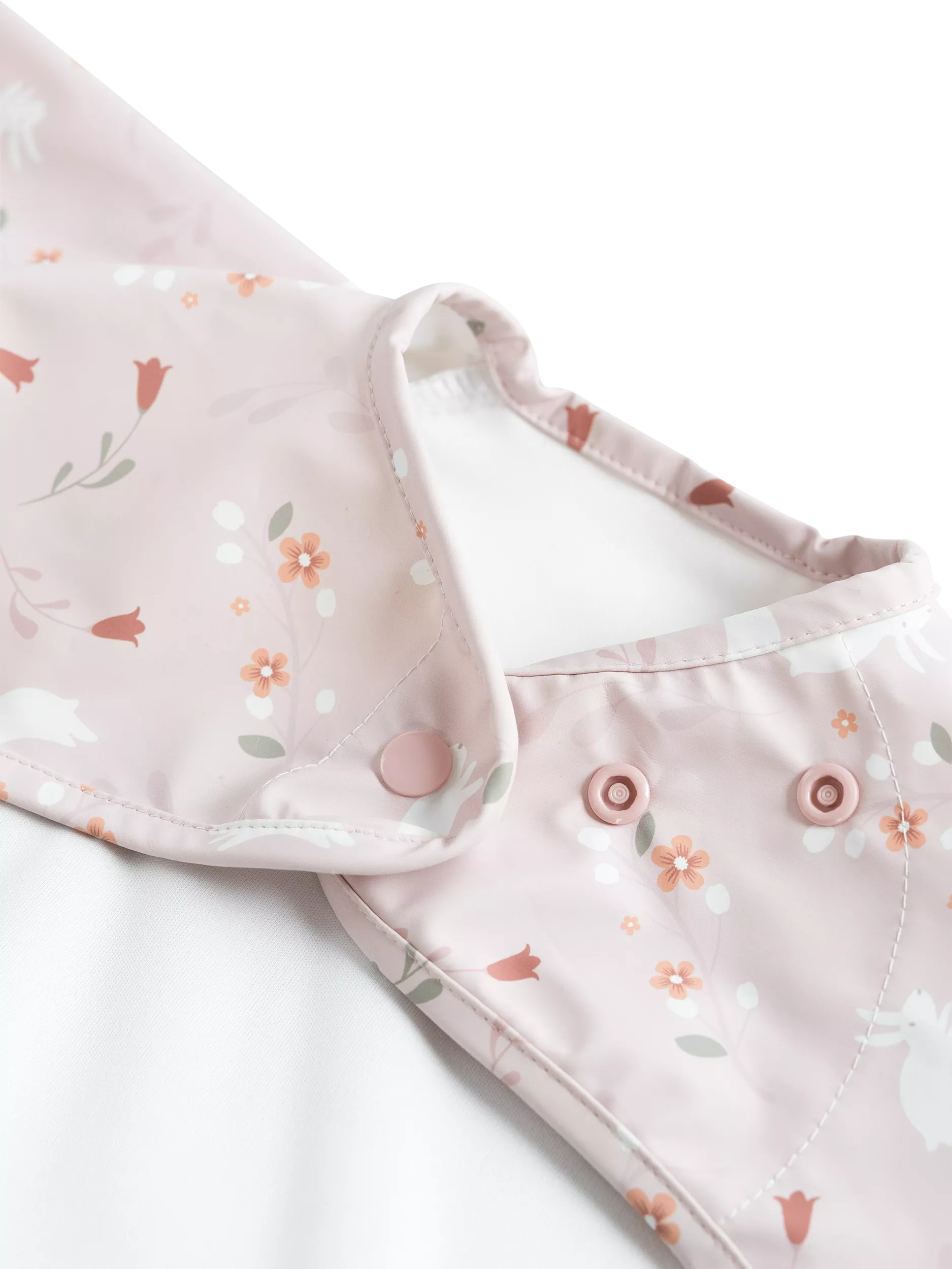 Bibado coverall weaning bib floral pattern - British product