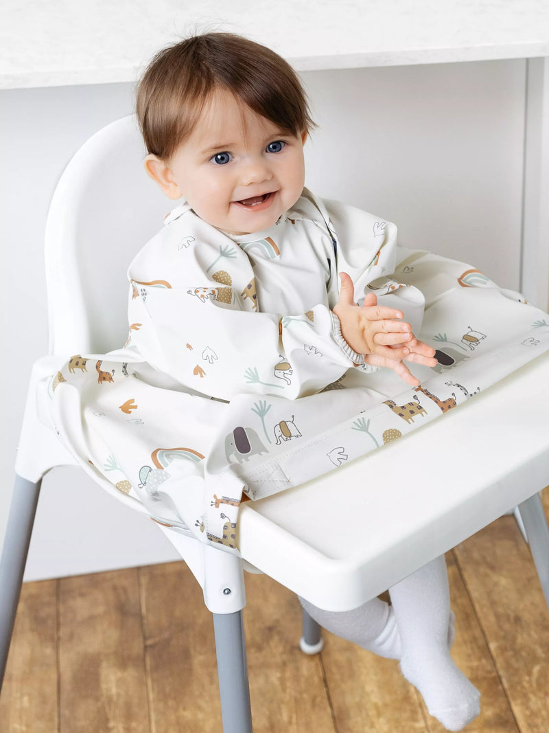 Bibado Coverall Weaning Bib Safari - British product