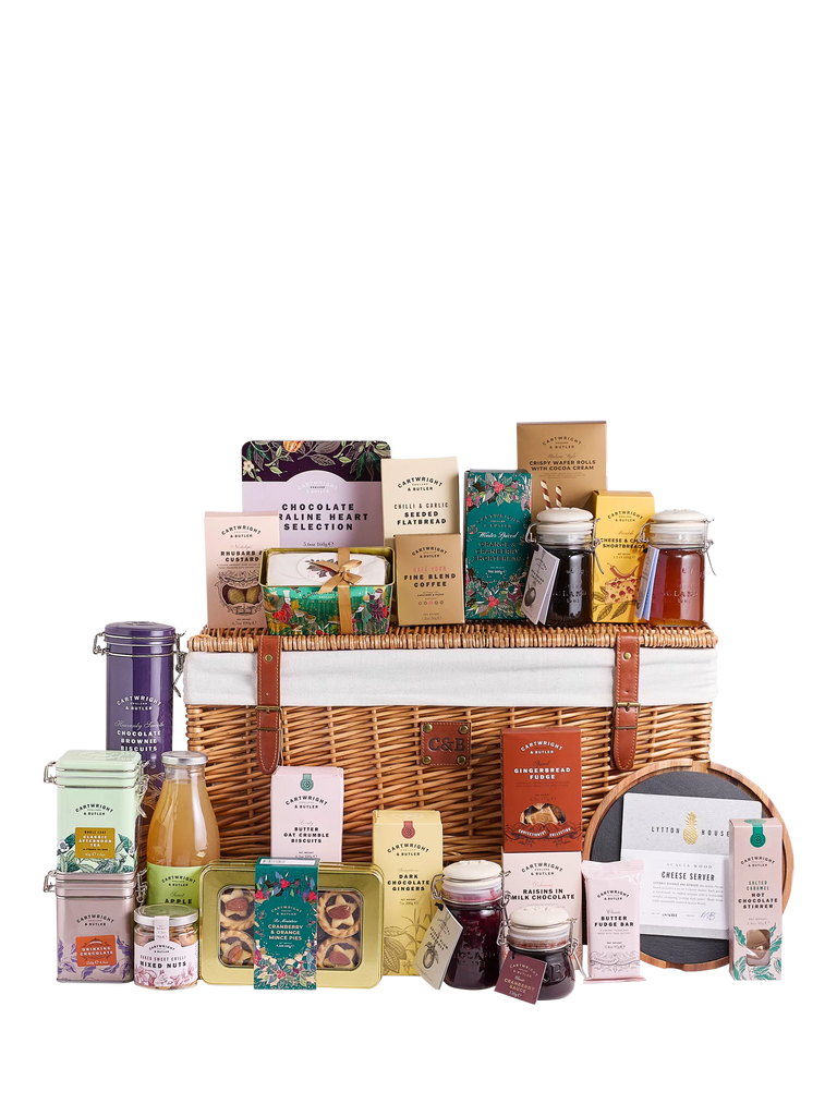 Cartwright & Butler The Festive Alcohol Free Wicker Hamper