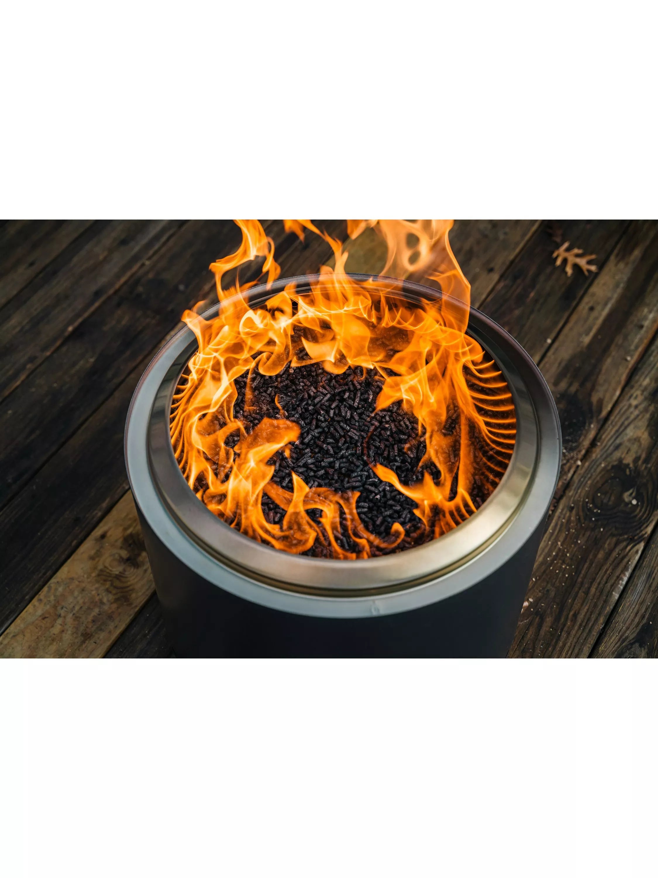 Solo Stove stainless steel pellet adapter for Bonfire 2.0, imported from the UK