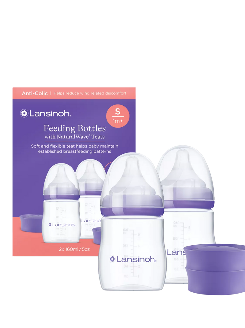 Lansinoh feeding bottle pack of 2 160ml, UK version