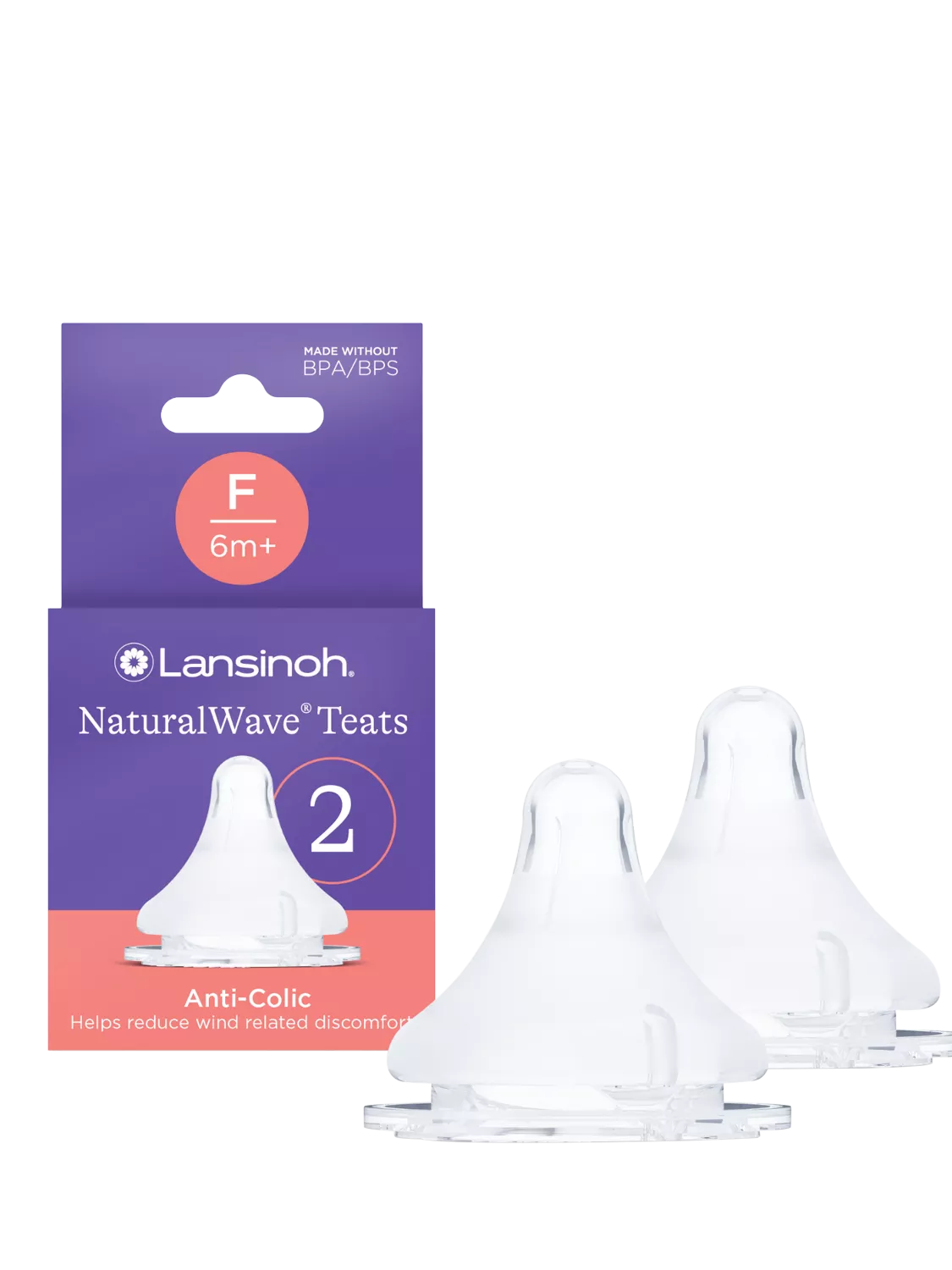 Lansinoh Fast Flow Teats Pack of 2, UK version