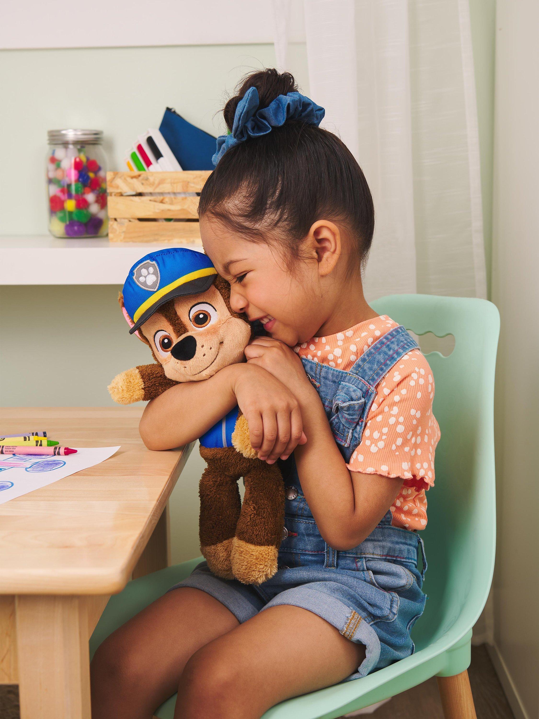 Paw Patrol Chase Take Along soft toy, plush dog toy (British brand)