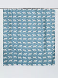 John Lewis Leopards recycled polyester shower curtain 180x180cm - British product