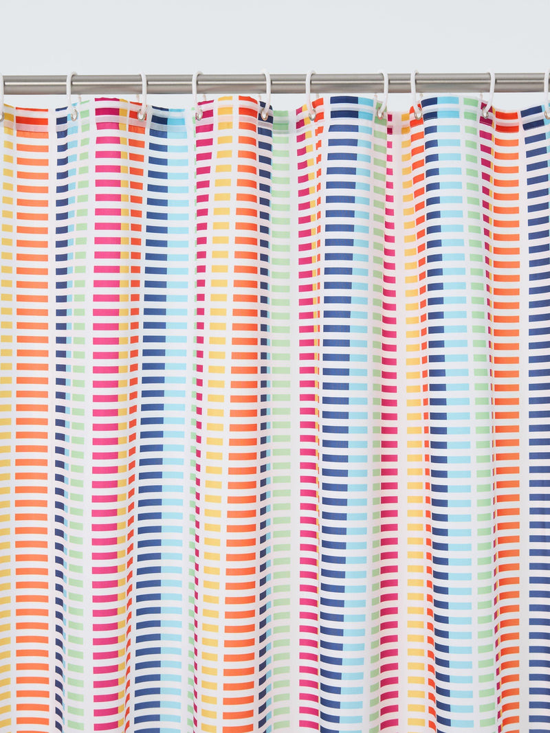 John Lewis rainbow shower curtain 180x180cm, imported from the UK