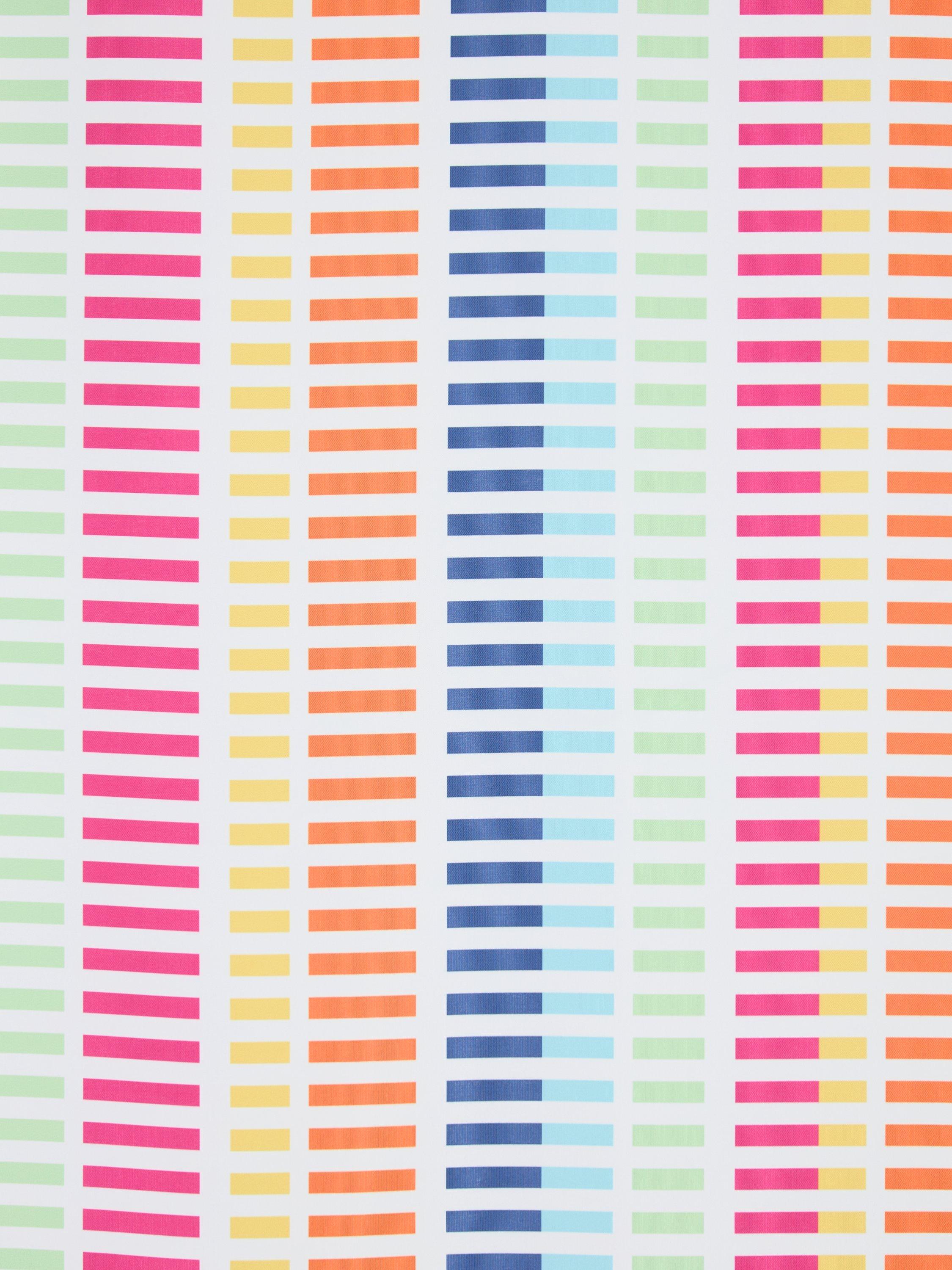John Lewis rainbow shower curtain 180x180cm, imported from the UK