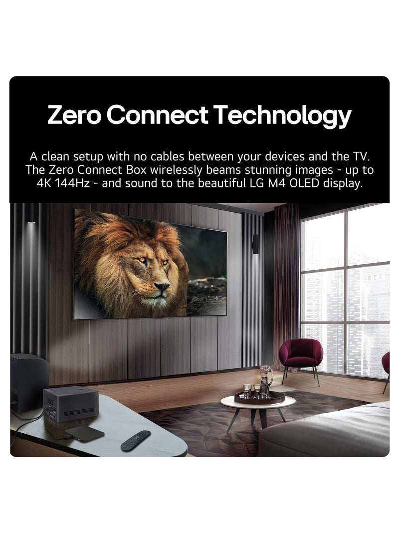 LG 65-inch OLED 4K TV with wireless connectivity (British brand)