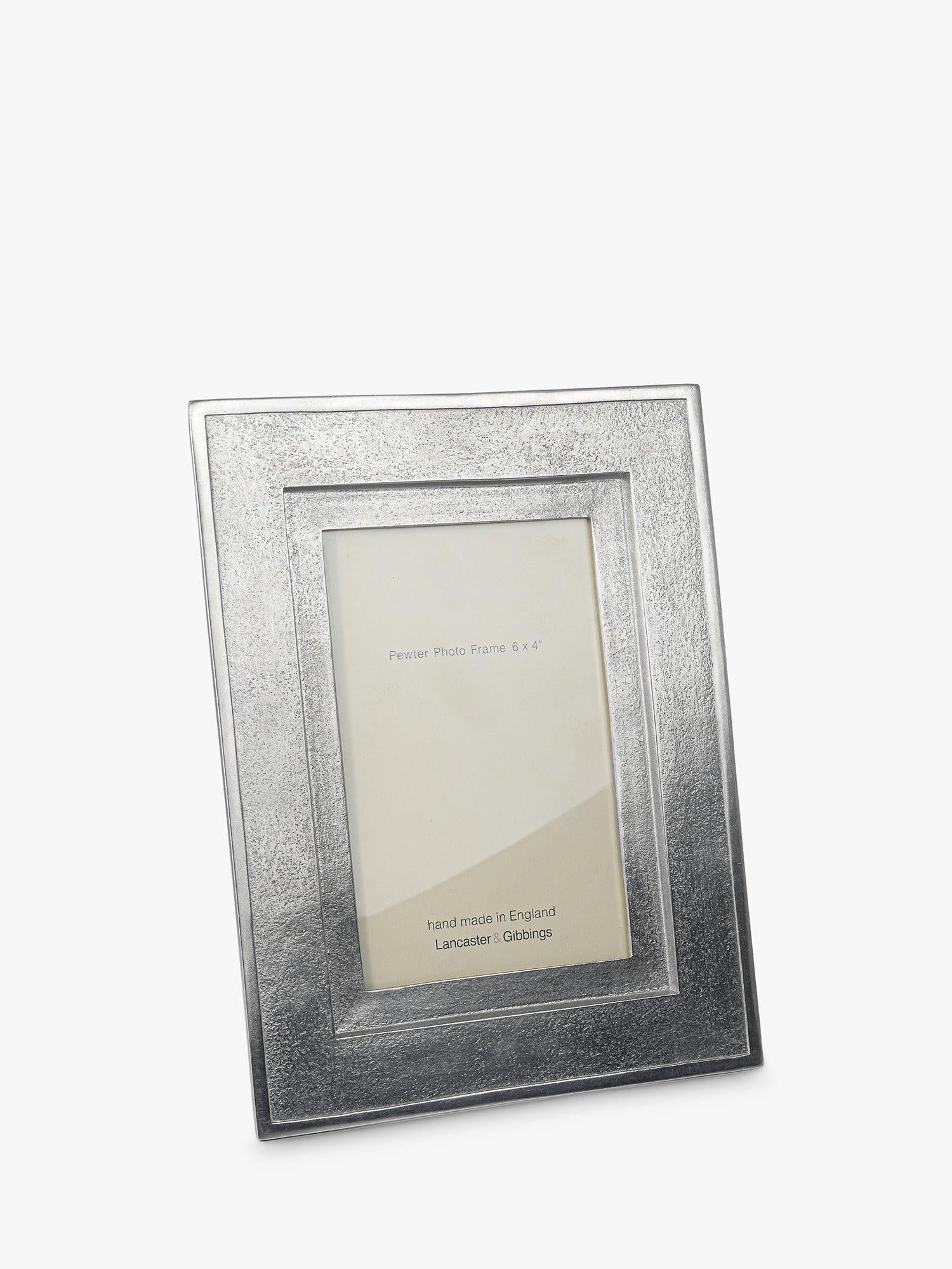 Lancaster and Gibbings Walton Pewter Photo Frame 4 x 6, UK version