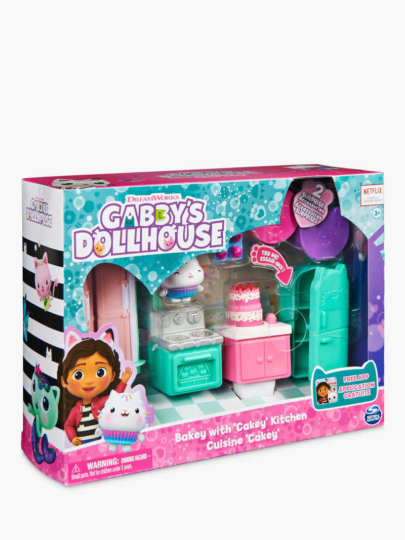 Gabby's Dollhouse Bakey with Cakey Kitchen playset (British brand)