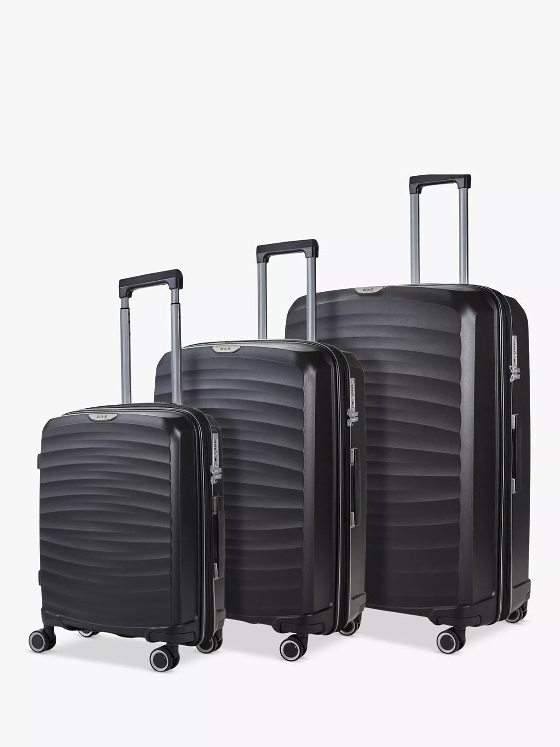 Rock Sunwave hard-shell luggage set of 3 - British product