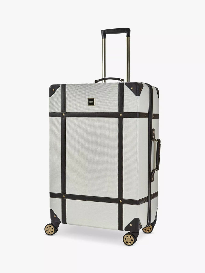 Rock Vintage 8-Wheel 78cm Large Hard-Sided Suitcase