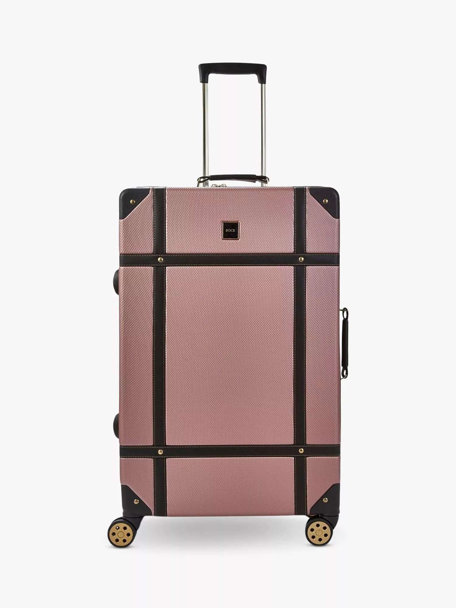 Rock Vintage 8-Wheel 78cm Large Hard-Sided Suitcase