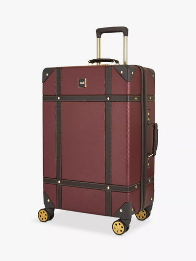 John Lewis Rock Vintage 8-Wheel 68cm Medium Suitcase- Buy online at McGrocer
